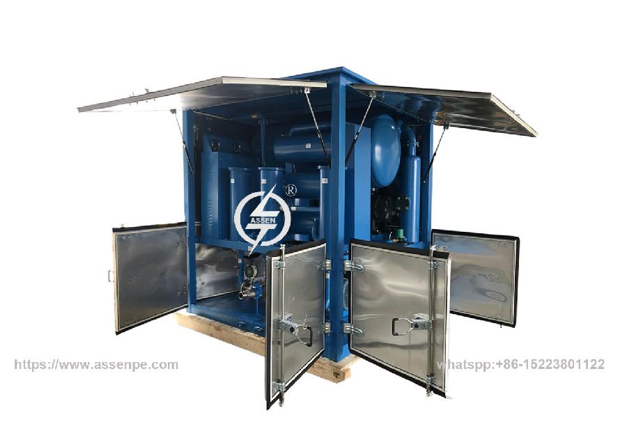 Double Stage vacuum Transformer Oil Purifier 6000l/hr